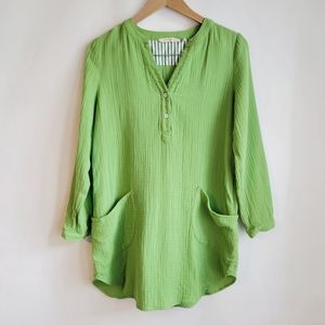 Lime Green Tunic Top